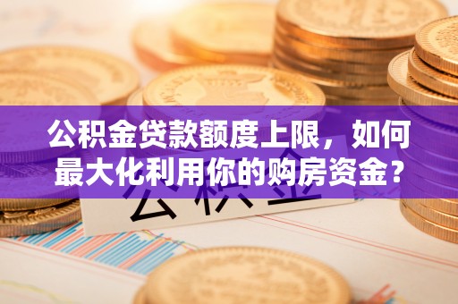 五大连池公积金贷款额度上限，如何最大化利用你的购房资金？