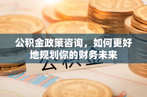 五大连池公积金政策咨询，如何更好地规划你的财务未来