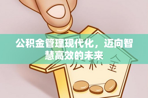 五大连池公积金管理现代化，迈向智慧高效的未来