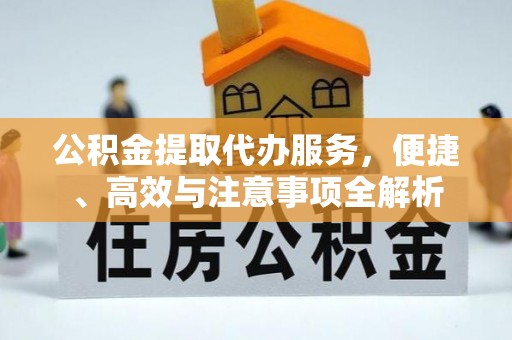 五大连池公积金提取代办服务，便捷、高效与注意事项全解析