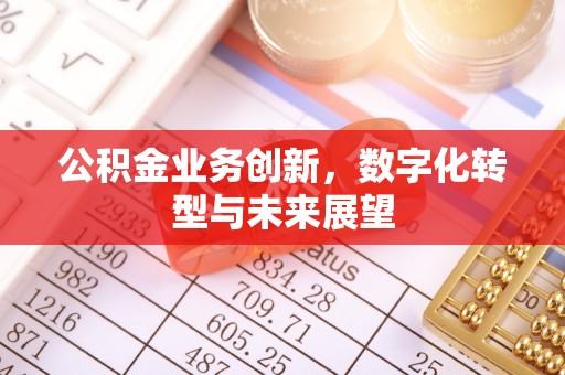 五大连池公积金业务创新，数字化转型与未来展望